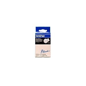 Brother TC-103 Etiketten erstellendes Band Blau auf transparent