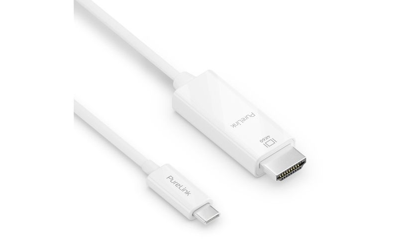 PureLink IS2200-010 Videokabel-Adapter 1 m USB Typ-C HDMI Weiß