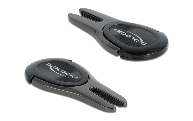 DELOCK 20675, Handy/Smartphone, Passive Halterung, Auto, Anthrazit, Schwarz