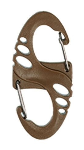 Tactical S-Hook Karabiner 10er-Pack - coyote
