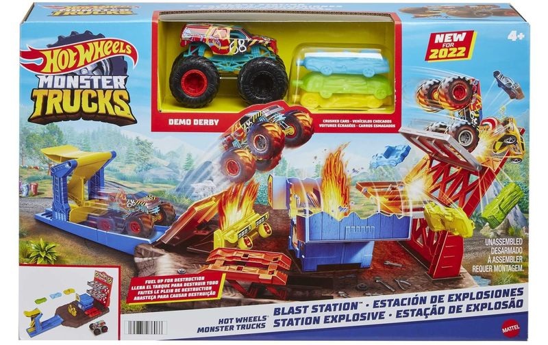 HOT WHEELS Monster Trucks Blast Station