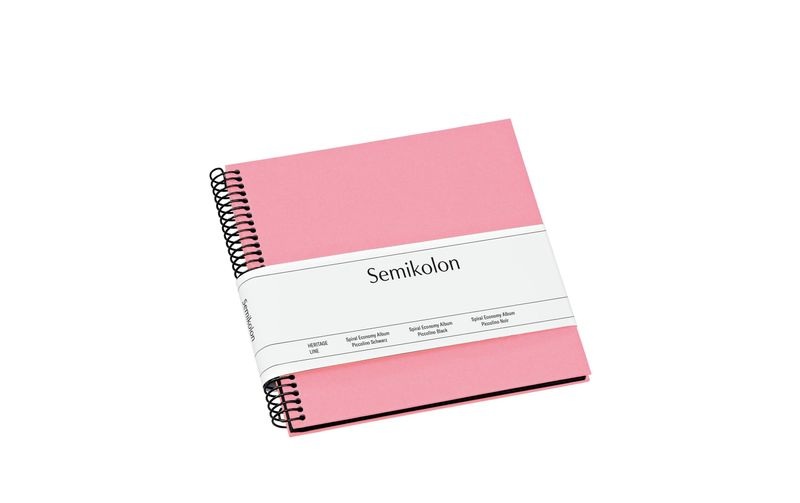 Semikolon 364023 Fotoalbum Pink Spiralbindung