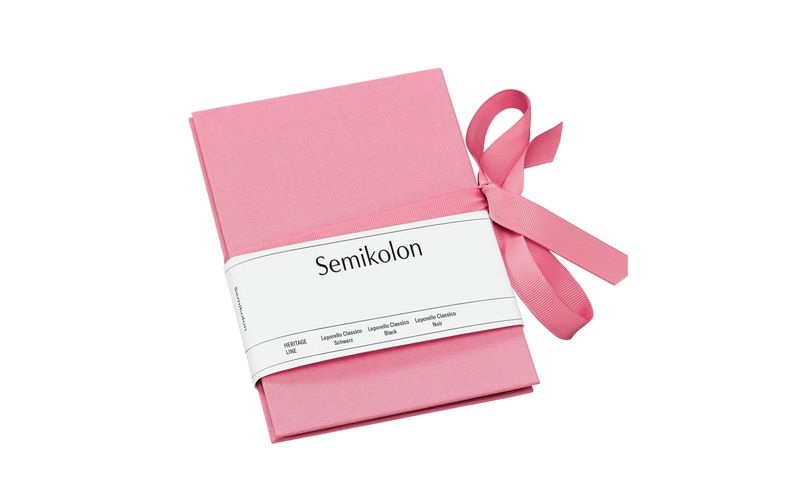 Semikolon Leporello Classico Fotoalbum Pink