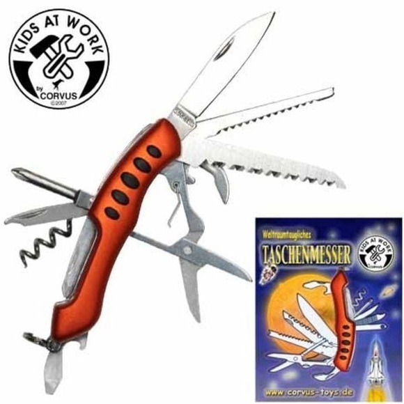Kids at work: Taschenmesser weltraumtauglich