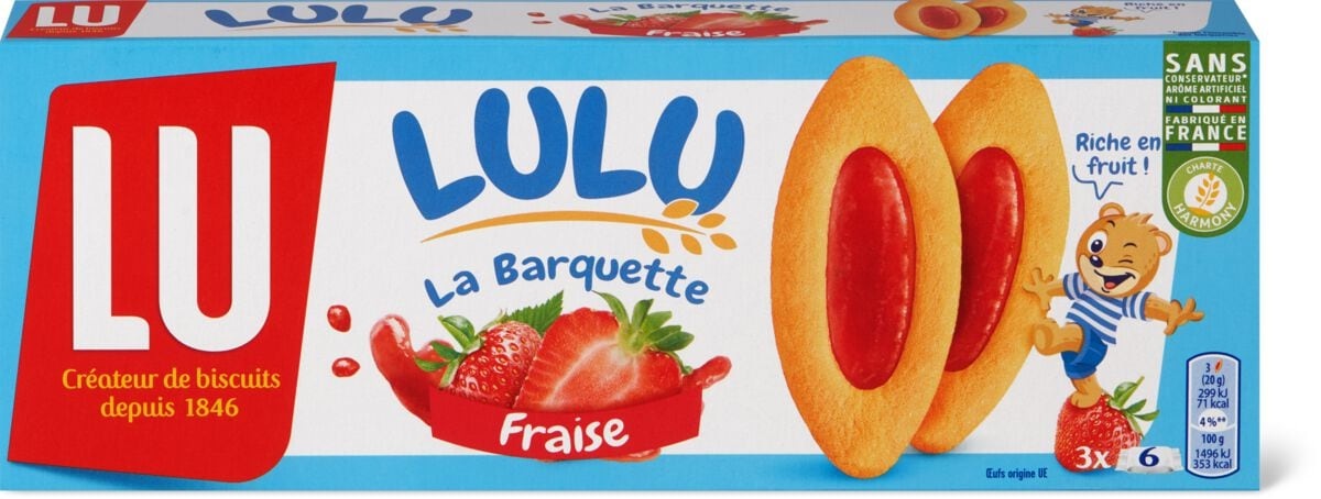 Lu Guezli Barquette Erdbeer