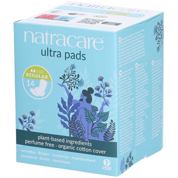Natracare Damenbinden Regular 14 Stück