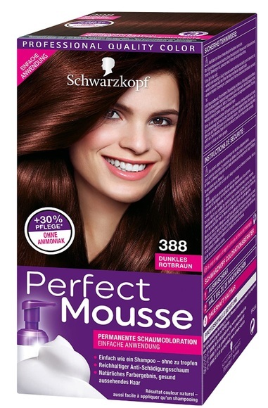 Perfect Mousse Haartönung 388 Dunkles Rotbraun 93ml