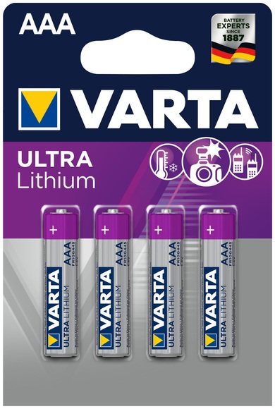 Varta Batterien Lithium AAA 4 Stück