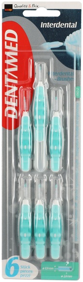 Dentamed Interdental Bürsten 2mm 6 Stück
