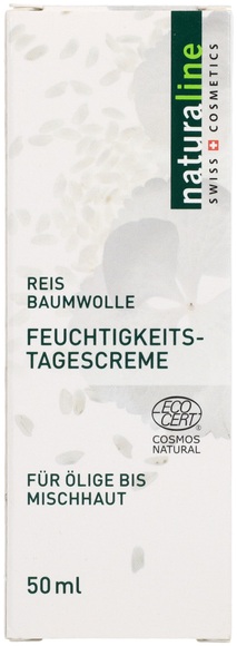 Naturaline Tagescreme Reis für ölige & Mischhaut