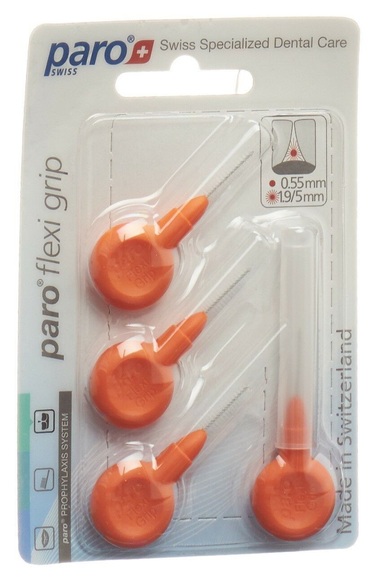 paro Flexi Grip 1.9/5mm x-fin orange konisch (4 Stück)