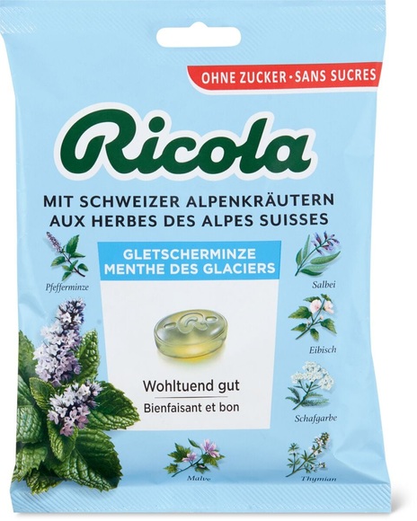 Ricola Bonbons Gletscherminze 125g