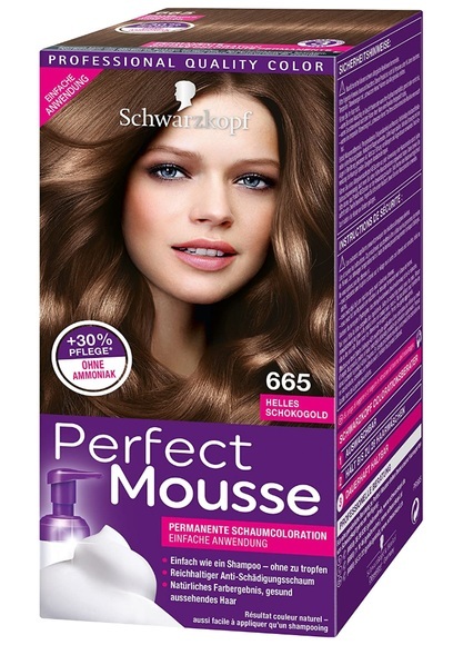 Perfect Mousse Haartönung 665 Helles Goldbraun