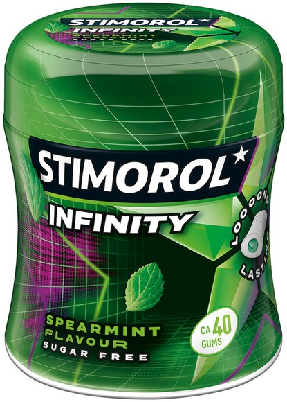 Stimorol Kaugummi Max Splash Spearmint Bottle