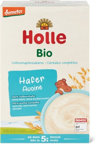 Holle Bio Anrühr-Brei Haferflocken 4+ Monate