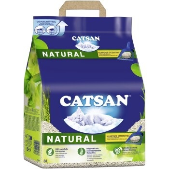 Catsan Natural - Sparpaket: 2 x 8 l
