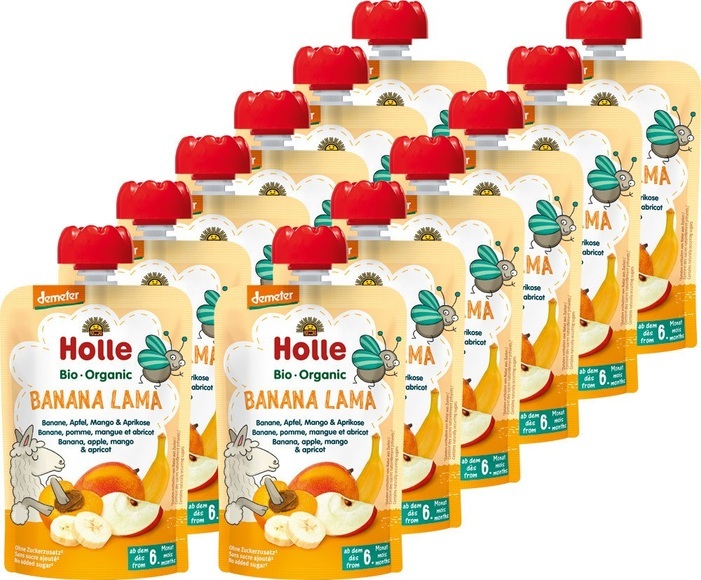 Holle Banana Lama Pouchy