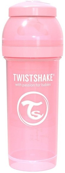 Twistshake Trinkflasche Anti-Kolik 260 ml pastell rosa - rosa/pink - Gr.260ml-350ml