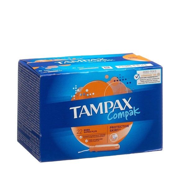 Tampax Tampons Compak Super Plus (22 Stück)