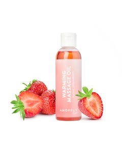 Warming Massage Oil Exotic Strawberry