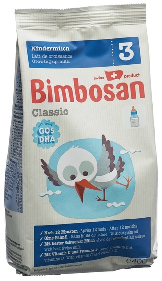 BIMBOSAN Classic 3 Kindermilch 12M+ Nachfüllpackung 400g