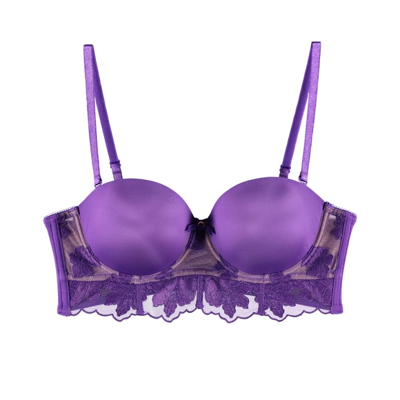 MANOLJA BH mit Bügel, trägerlos in violett