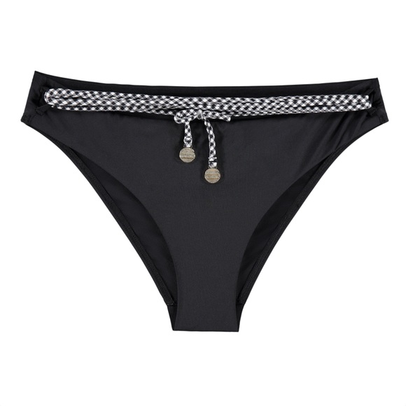 MELBA Bikini Hipster Slip in schwarz