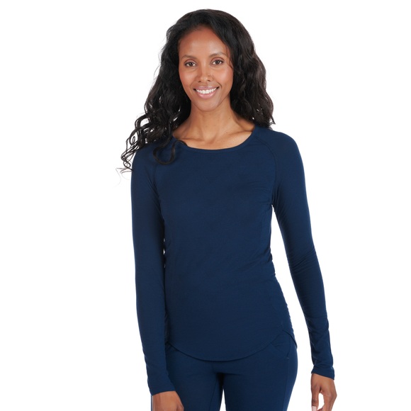 Balance Pyjama Langarm-shirt Nattwell Damen Mitternachtsblau L