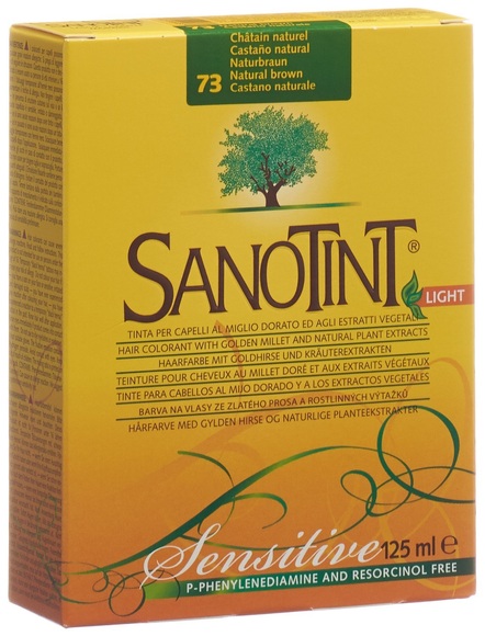 SANOTINT SENSITIVE Light Haarfarbe 73 naturbraun (1 Stück)