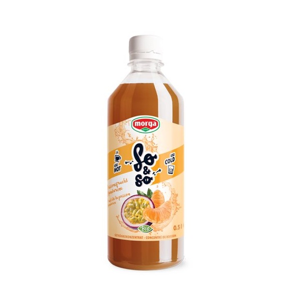 so&so Passionsfrucht-Mandarine Konzentrat Bio (5 Deziliter)