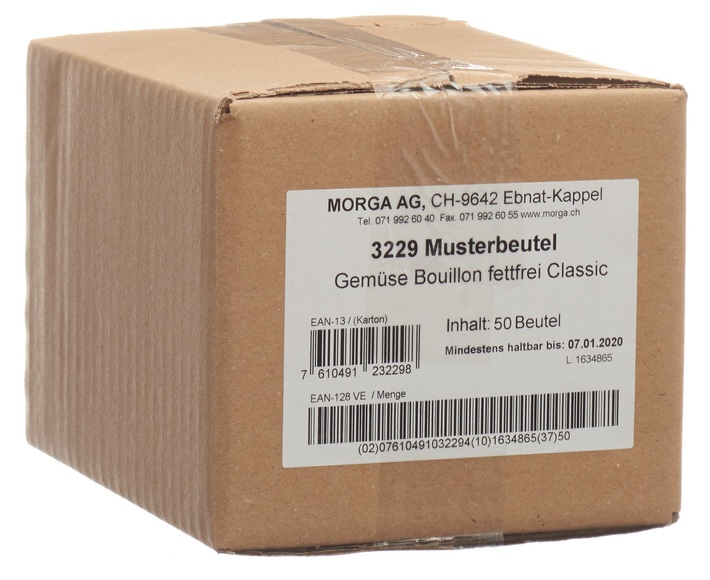 morga Gemüse Bouillon fettfrei Muster (50 Stück)