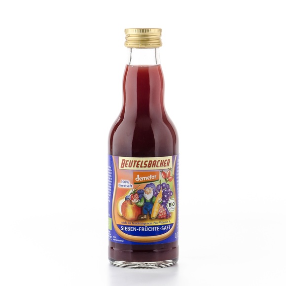 Beutelsbacher Siebenfrucht Saft Demeter (12x200 ml)