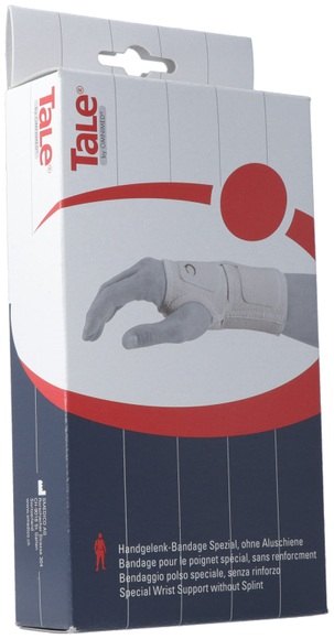Tale Handgelenk Bandage ohne Schiene 15cm rechts weiss (1 Stück)