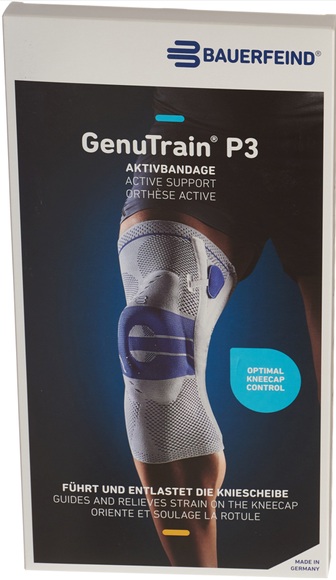GenuTrain P3 Aktivbandage Grösse 4 links titan (1 Stück)