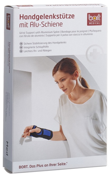 bort Handgelenkst Schiene links XL -23cm hautf (1 Stück)