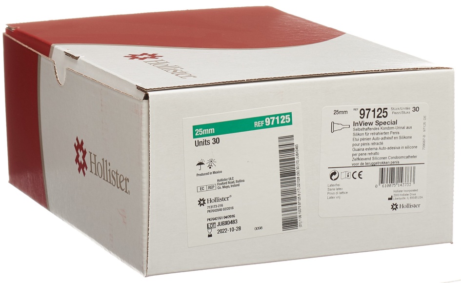 Hollister DM InView Kondom Urinal 25mm Special (30 Stück)