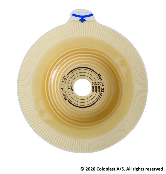 Assura Basisplatte 15-43/60mm konvex light (4 Stück)