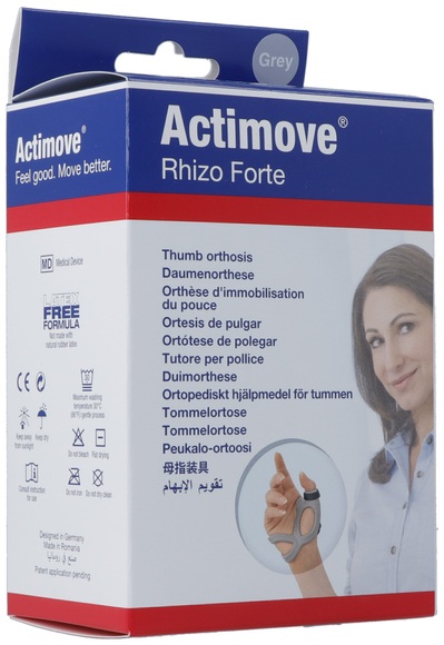 Actimove RhizoForte Daumenorthese Handbreite 8.7-10cm links (1 Stück)