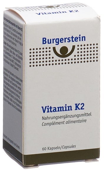 Burgerstein Vitamin K2 Kapsel 180 mcg (60 Stück)