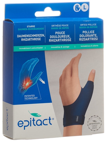Epitact starre Daumen-Ruhebandage L links (1 Stück)