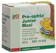 Pro Ophta Junior Augenpflaster maxi 7.0x5.9cm (100 Stück)
