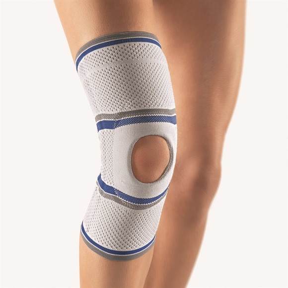 bort Knieband Patella Silicon XXL+ d-45/f-60c silb (1 Stück)