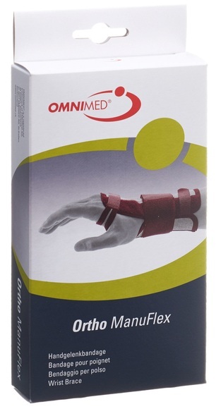 OMNIMED Ortho Manu Flex Handgelenk XS 16cm r gr/bo (1 Stück)