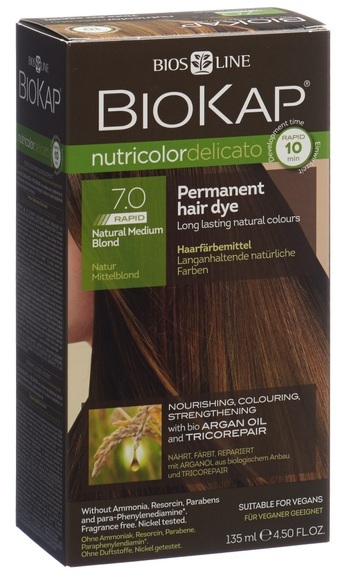 BIOKAP Nutricolor Delicato Rapid Natur Mittelblond (135 ml)