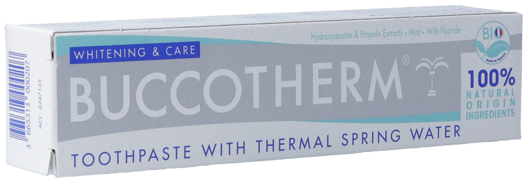 Buccotherm Zahnpasta Aufheller und Pflege 100 % natürlich BIO (75 ml)