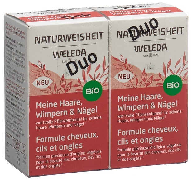 Weleda NATURWEISHEIT Meine Haare Wimpern & Nägel (2x46 Stück)