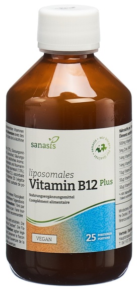 Sanasis Vitamin B12 plus liposomal Flasche 250 ml