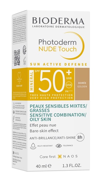 Photoderm Nude Touch Spf 50+ Damen Golden 40ml