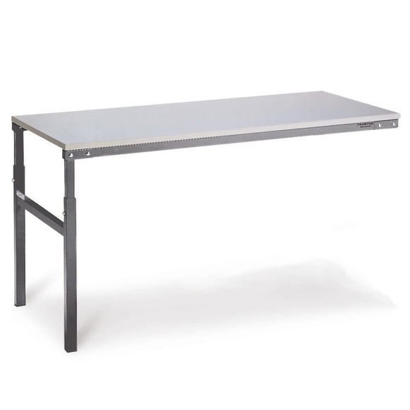 Anbautisch für Arbeitsplatzsystem, höhenverstellbar, TK 150 kg, BxT 1.500 x 500 mm