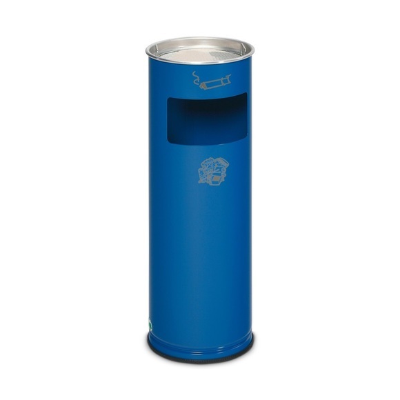 VAR® Ascher-Abfall-Kombination, Standmodell, 16,7 Liter, enzianblau